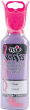 Load image into Gallery viewer, TULIP Dimensional Fabric Paints Slick Glitter Glow Metallics Sparkles 37ml 65406 Metallics- Violet Harbourside Gifts
