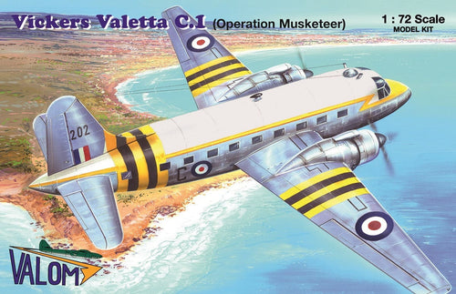 Valom 72150 Vickers Valetta C.I Operation Musketeer Suez Campaign 1:72 Scale Model Kit VAL72150 Valom