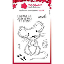Load image into Gallery viewer, Woodware Jane Gill  Fuzzie Friends Clear Stamps 4 in x 6 in Maisie The Mouse Creative Expressions
