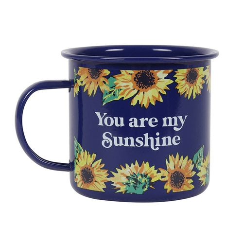 You Are My Sunshine Sunflower Enamel Mug S03720724 N/A