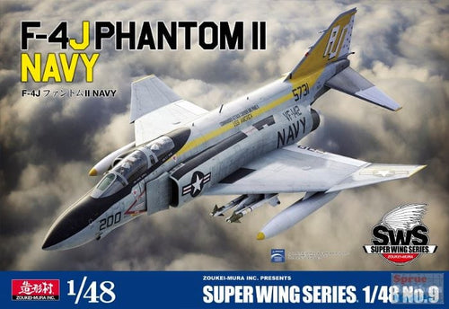 ZOUKEI-MURA SWS48-09 F-4J Phantom II Navy 1:48 Scale Model Kit SWS48-09 Zoukei-Mura