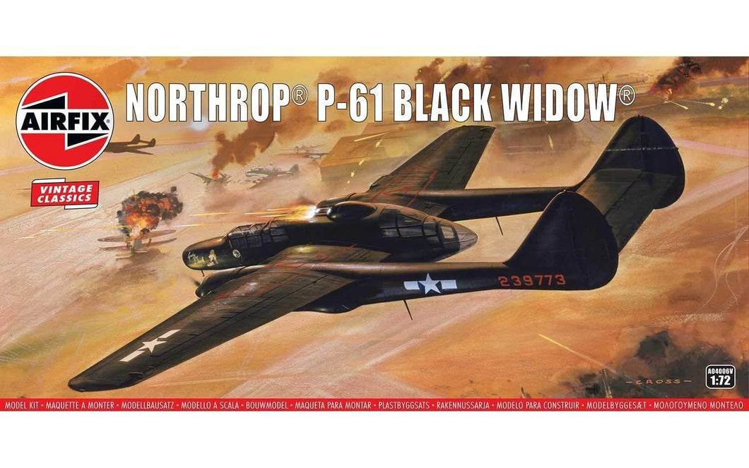 Airfix A04006V Northrop P-61 Black Widow Aircraft 1:76 Scale Model A04006V Airfix