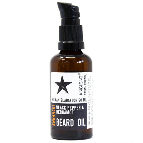 Beard Oil  - Spartan Hero - Patchouli, Lime & Cedarwood - Jojoba oil 50ml BEARDO-04 Harbourside Gifts