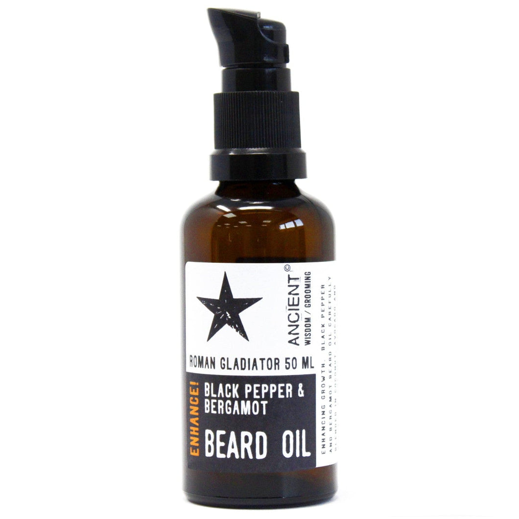 Beard Oil  - Spartan Hero - Patchouli, Lime & Cedarwood - Jojoba oil 50ml BEARDO-04 Harbourside Gifts