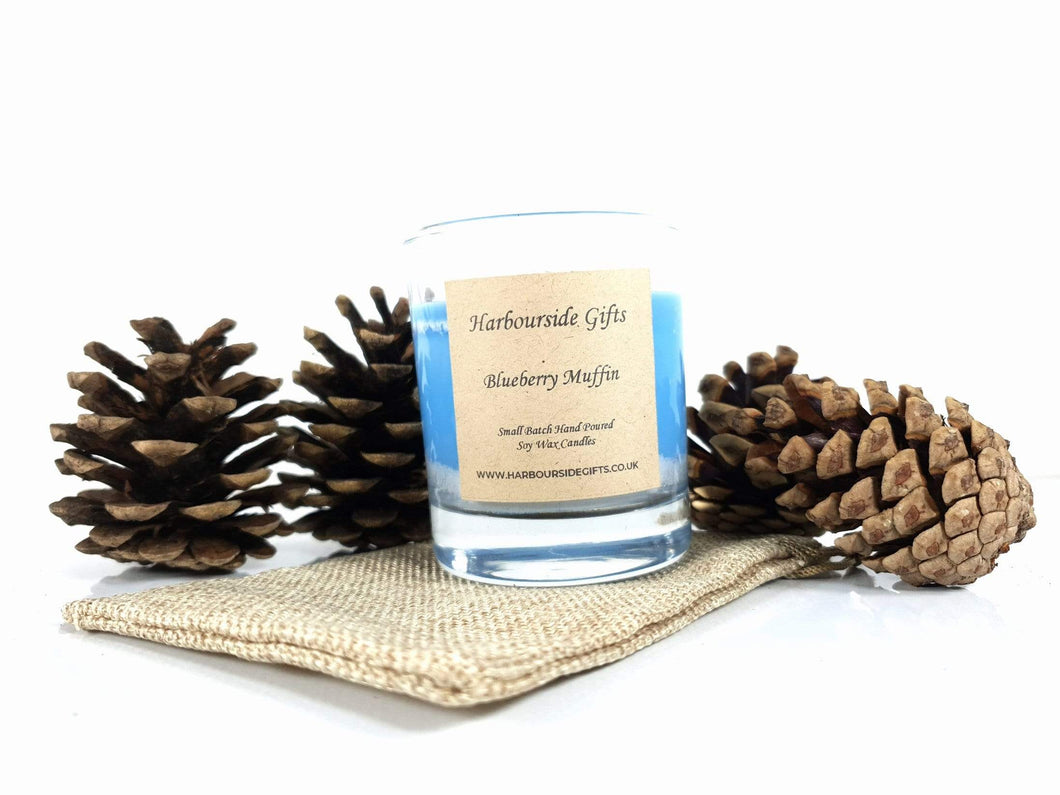 Blueberry Muffin Flavour Hand Poured Soy Wax Candle 120G BM120 Harbourside Gifts