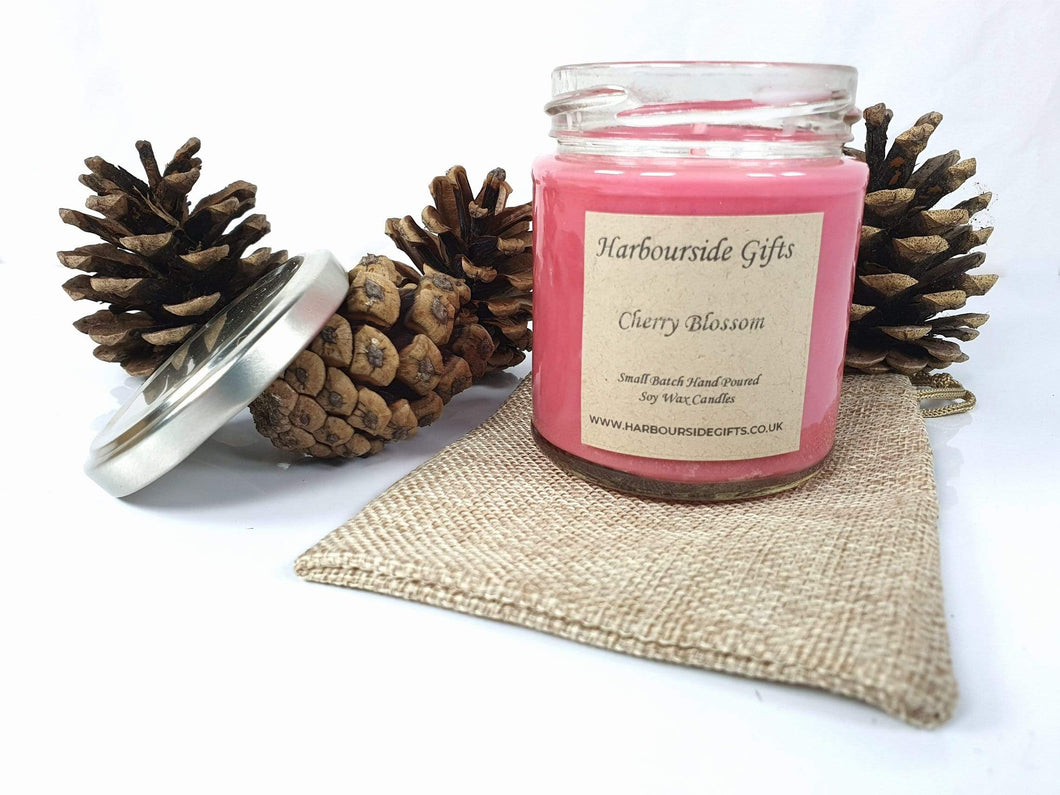 Cherry Blossom Hand Poured Soy Wax Candle 125G CB125 Harbourside Gifts