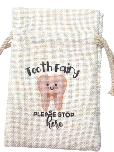 Child's Tooth Fairy Bag/Pouch 15cm x 9.5cm approx Harbourside Gifts