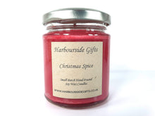 Load image into Gallery viewer, Christmas Spice Scent Hand Poured Soy Wax Candle SP100J Harbourside Gifts
