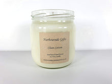 Load image into Gallery viewer, Clean Cotton Scent Hand Poured Soy Wax Candle 330g CC330 Harbourside Gifts
