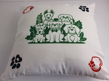 Load image into Gallery viewer, Dog Lovers Cushion Hand decorated 40x40cm Sofa Cushion Customisable Dog Cushion Harbourside Gifts
