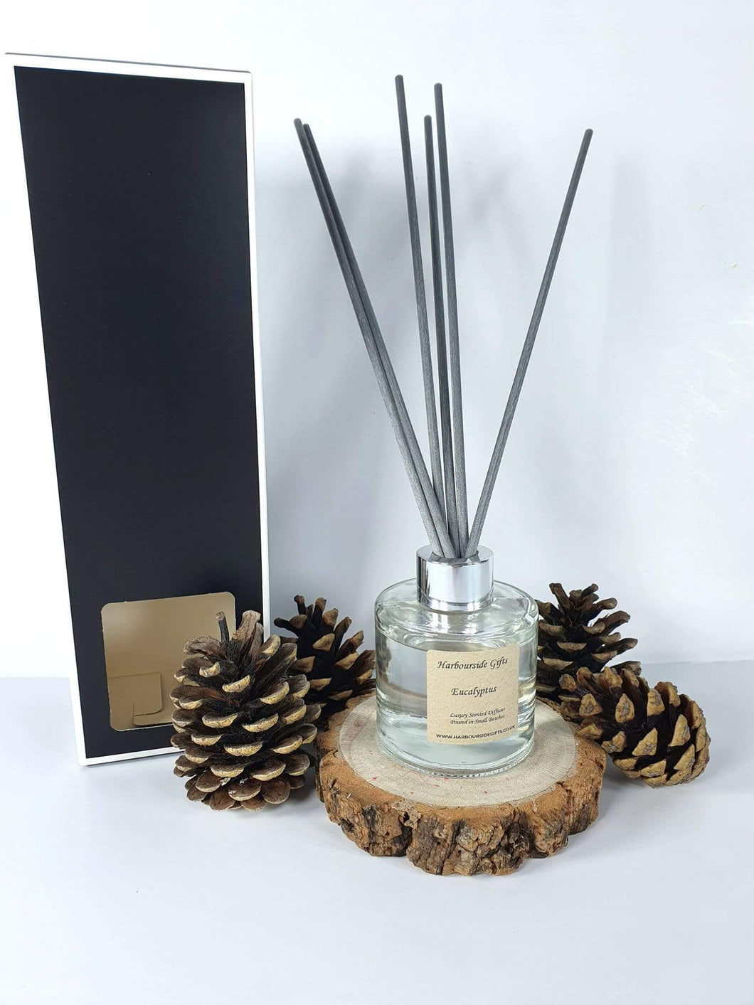Eucalyptus Oil Reed Diffuser 100ml with 6 High Quality Reeds in Gift Box EODIFF100 Harbourside Gifts