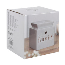 Load image into Gallery viewer, Family Cut Out Wax Melt Oil Burner Grey OB_35030 Unbranded
