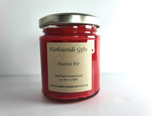 Load image into Gallery viewer, Festive Fir Scent Hand Poured Soy Wax Candle FF160J Harbourside Gifts
