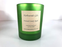 Load image into Gallery viewer, Frosted Candy Apple Scent Christmas Collection Soy Wax Candle 230g FCAXCAN1 Harbourside Gifts
