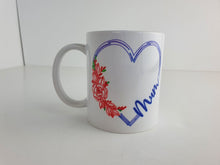 Load image into Gallery viewer, Hand Decorated 340ml Ceramic Tea Coffee Mum Mug Mother&#39;s Day Gift Idea Mum Mug Harbourside Gifts
