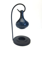 Load image into Gallery viewer, Hanging Ceramic Blue Wax Melt Burner OB179C Puckator
