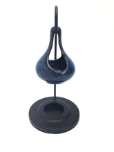 Load image into Gallery viewer, Hanging Ceramic Blue Wax Melt Burner OB179C Puckator
