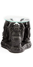 Load image into Gallery viewer, Happy Buddha Stoneware Glass Wax Melt and Oil Burner Harbourside Gifts

