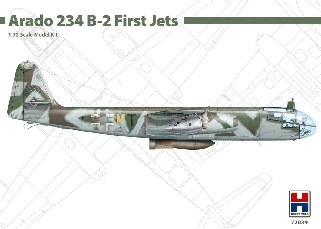 Hobby 2000 72039 Arado 234 B-2 First Jets 1/72 Scale Model H2K72038 Hobby2000