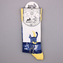 Load image into Gallery viewer, Hop Hare Bamboo Socks - Midnight Cat - 7.5-11.5 BAMS-17M Harbourside Gifts
