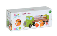 Load image into Gallery viewer, JUMINI Farm Lorry Wooden Toy AB4150 Inside Out Toys
