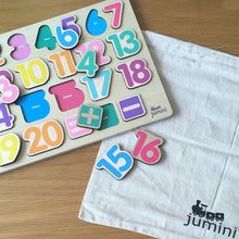 Load image into Gallery viewer, Jumini Number Puzzle Wooden Toy JU1902 JU1902 Jumini
