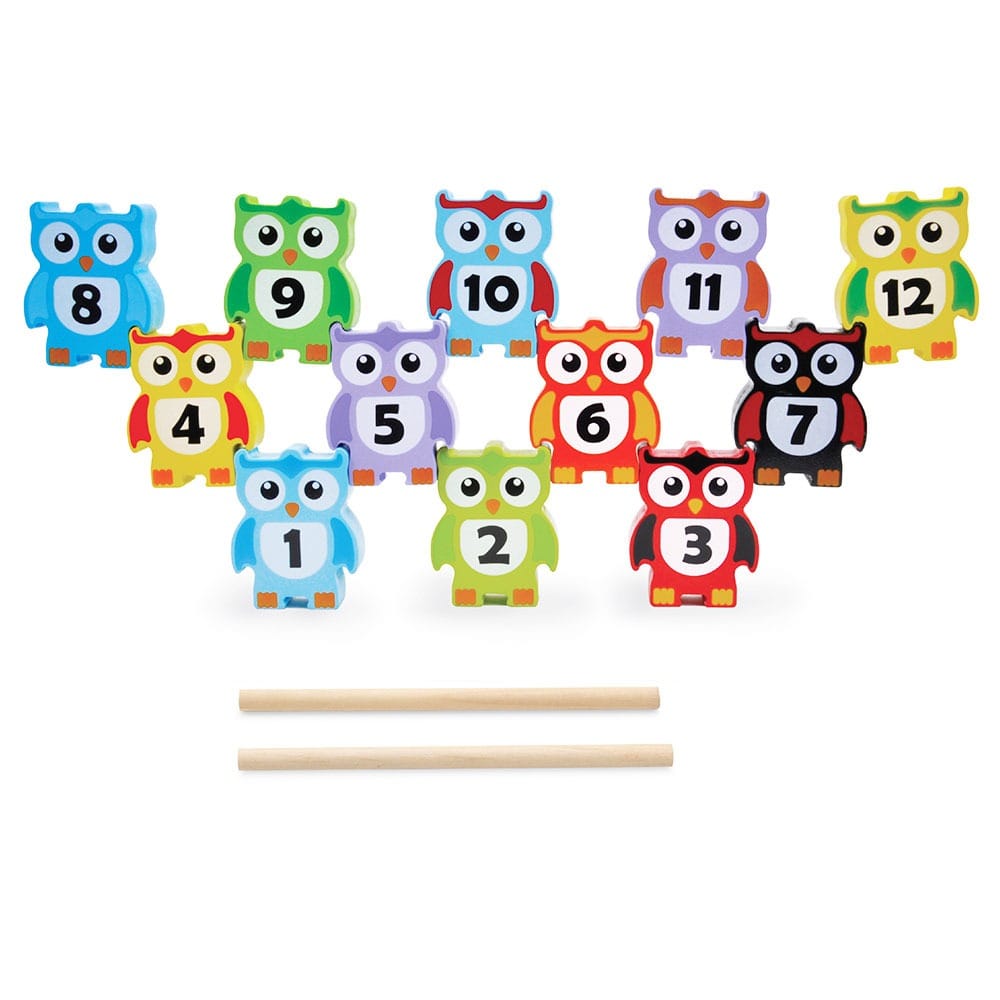 Jumini Stacking Owls Wooden Toy 12pcs AB4422-2 AB4422-2 Jumini