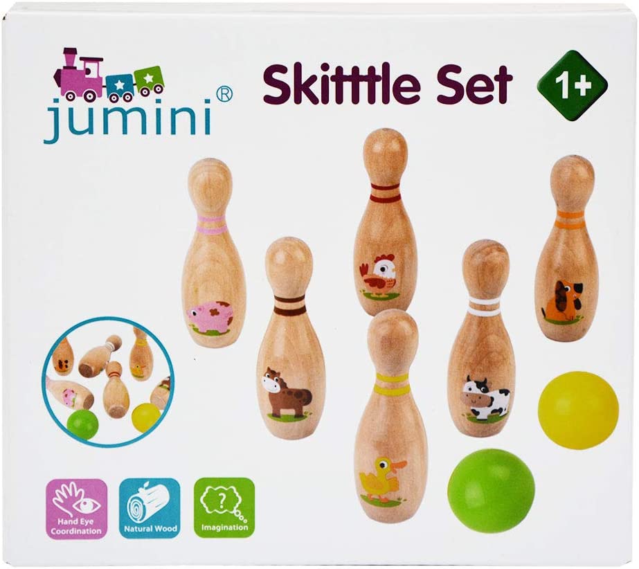 Jumini Wooden Skittle Set AB3798 AB3798 Jumini