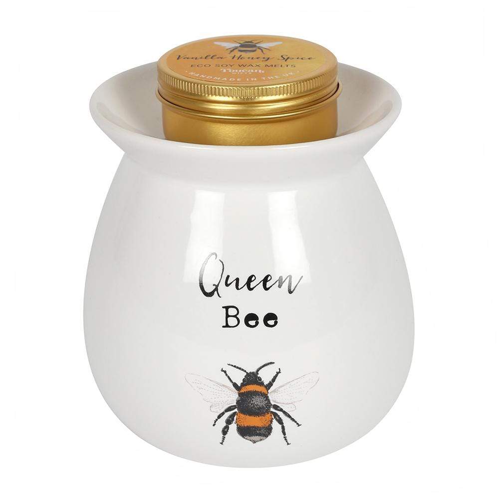 Large Queen Bee Wax Melt Burner Gift Set DP_41338 Unbranded