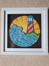 Load image into Gallery viewer, Lighthouse Wall Art Picture - Modern Wall Picture - 3D Layered Card LWAP1 Harbourside Gifts
