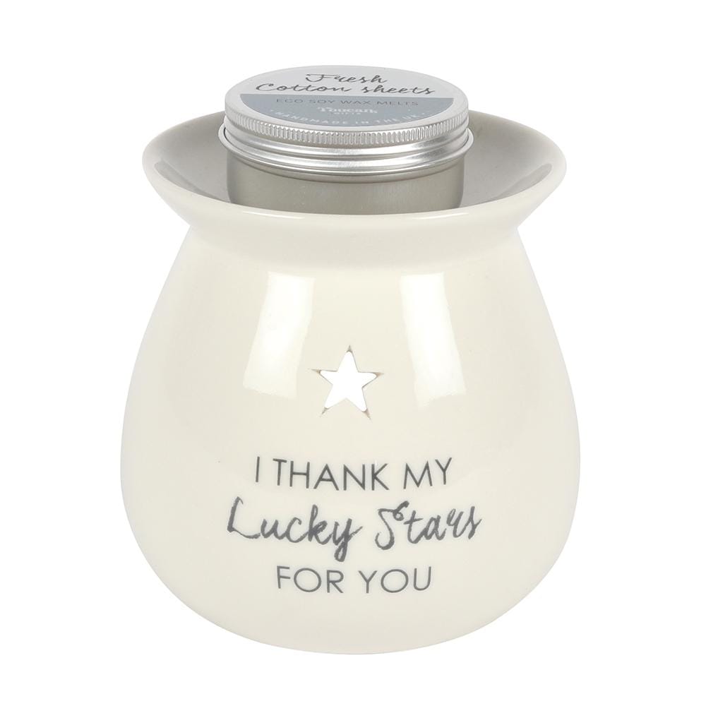 Lucky Stars Wax Melt Burner Gift Set SL_32230 Harbourside Gifts