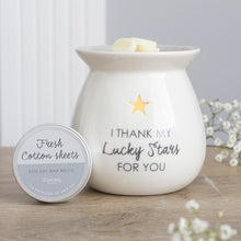 Load image into Gallery viewer, Lucky Stars Wax Melt Burner Gift Set SL_32230 Harbourside Gifts
