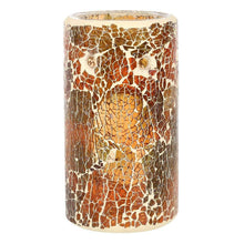 Load image into Gallery viewer, Pillar Brown Crackle Wax Melt and Oil Burner OB_32131 Unbranded
