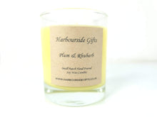 Load image into Gallery viewer, Plum &amp; Rhubarb Hand Poured Soy Wax Candle 125G PR125 Harbourside Gifts
