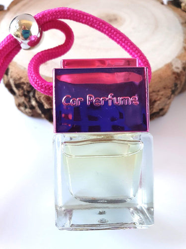 Plum & Rhubarb Scent Car Air Freshener Hanging Style PCAFG Red Harbourside Gifts