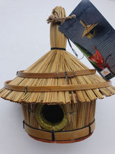 Load image into Gallery viewer, Small Round Seagrass Bird Box 17x17cm BirdB-01 Ancient Wisdom
