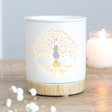 Load image into Gallery viewer, Tree of Life White Cut Out Oil Burner OB34730 Harbourside Gifts
