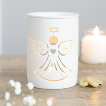 Load image into Gallery viewer, White Angel Cut Out Oil Burner OB_34630 Harbourside Gifts
