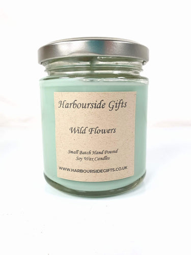 Wild Flowers Scented Hand Poured Soy Wax Candle 125G WF125 Harbourside Gifts